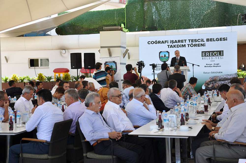 KONYA “COĞRAFİ İŞARET TESCİL BELGESİ” TAKDİM TÖRENİ