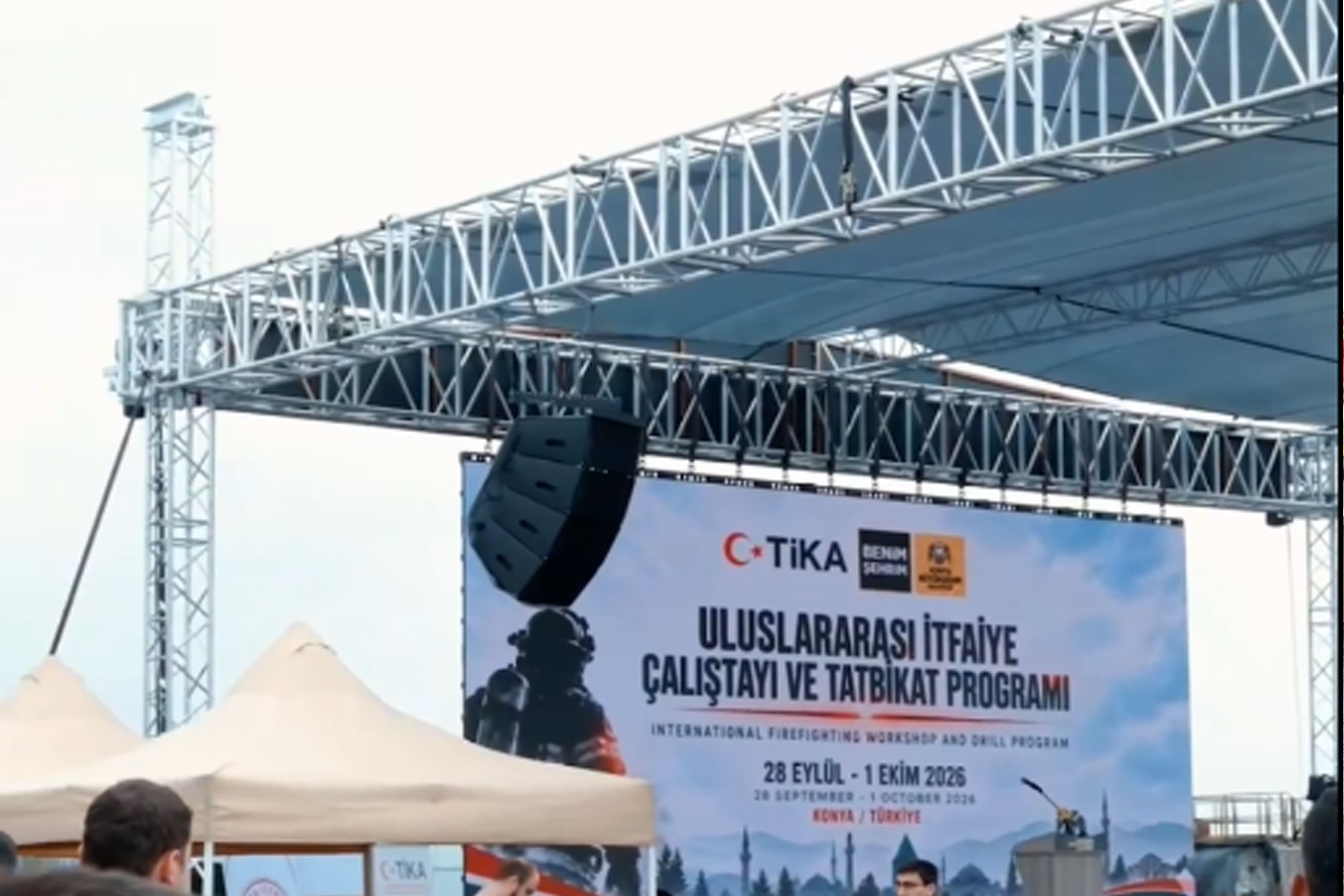 KONYA BÜYÜKŞEHİR - TİKA İŞ BİRLİĞİYLE  ULUSLARARASI İTFAİYE ÇALIŞTAYI VE TATBİKATI